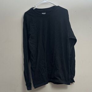 Reebok Men's Jet Black Long Sleeve Shirt